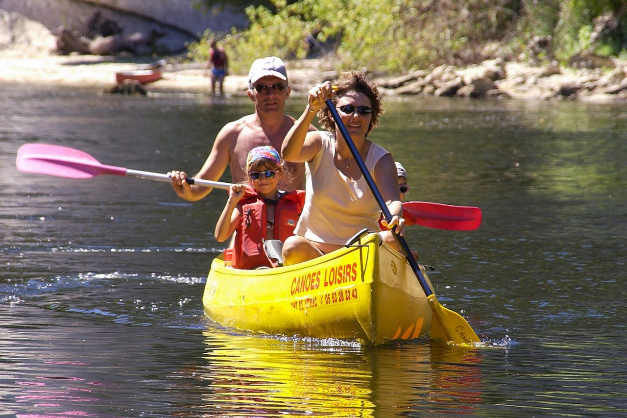 Parcours canoë sur la Dordogne Carsac Vitrac Canoës Loisirs